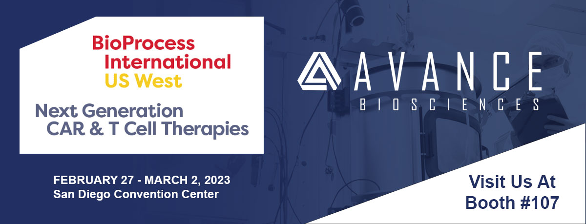 Join Avance Biosciences at BioProcess International West –  Feb 27-Mar 2, 2023!